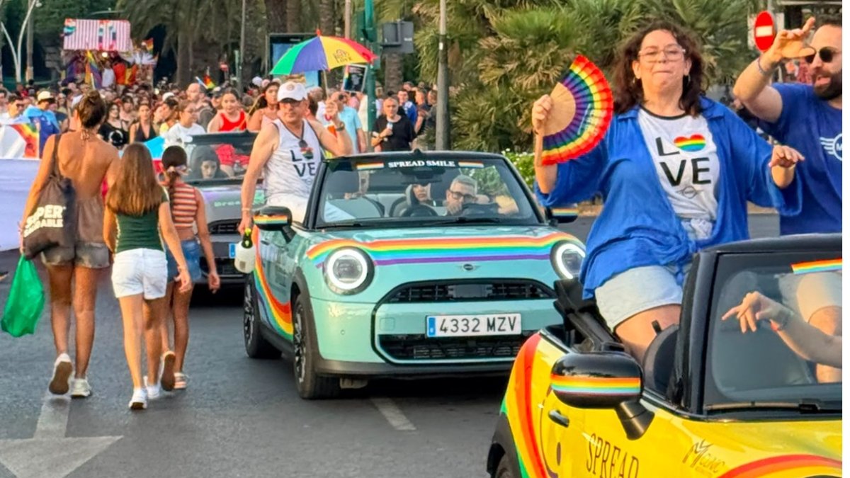 MINI Automotor Costa vuelve a teñir de color el Pride Be Free 2026