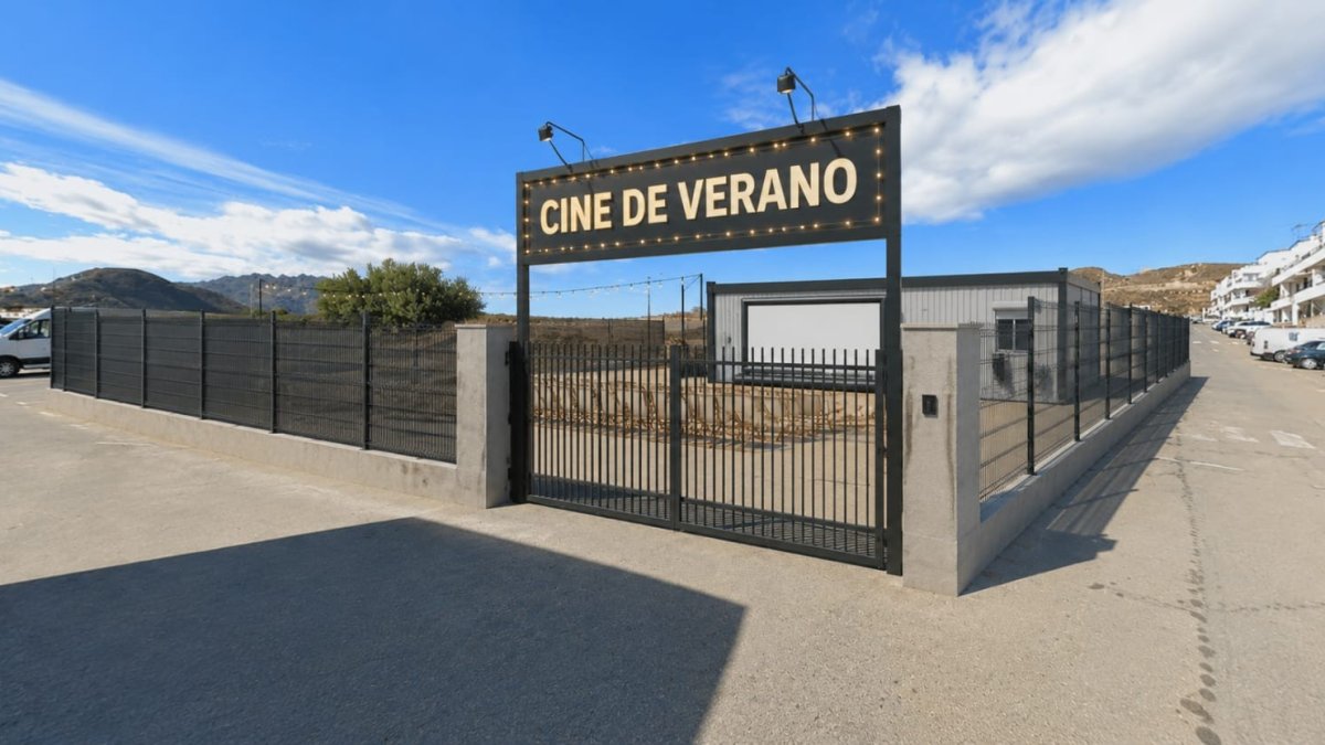 Imagen del lugar donde irá situado el futuro cine de verano de Garrucha.