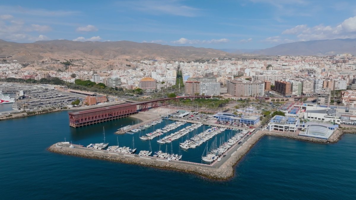 Vista panorámica de la ciudad de Almería