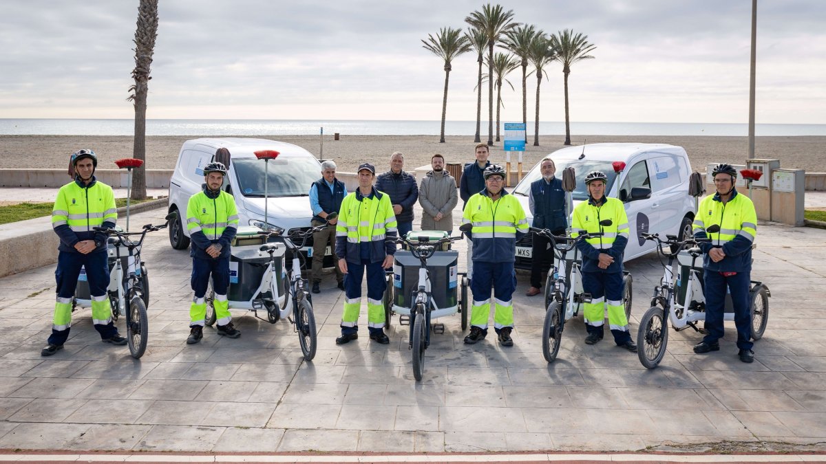 Equipo de playas de Roquetas de Mar.