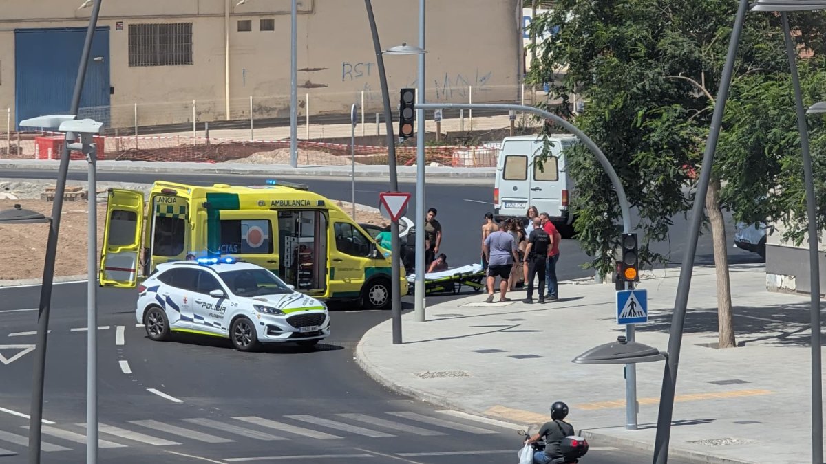 Imagen del accidente.