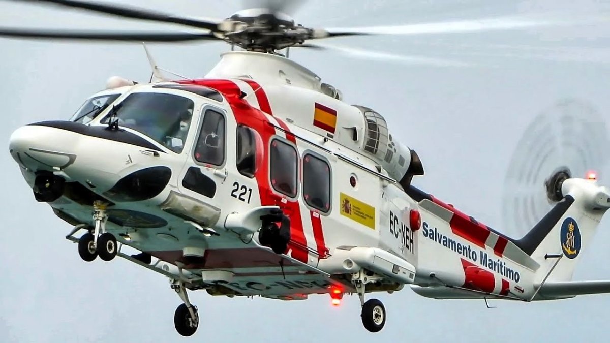 Archivo - Helicóptero Helimer 221 de Salvamento Marítimo.