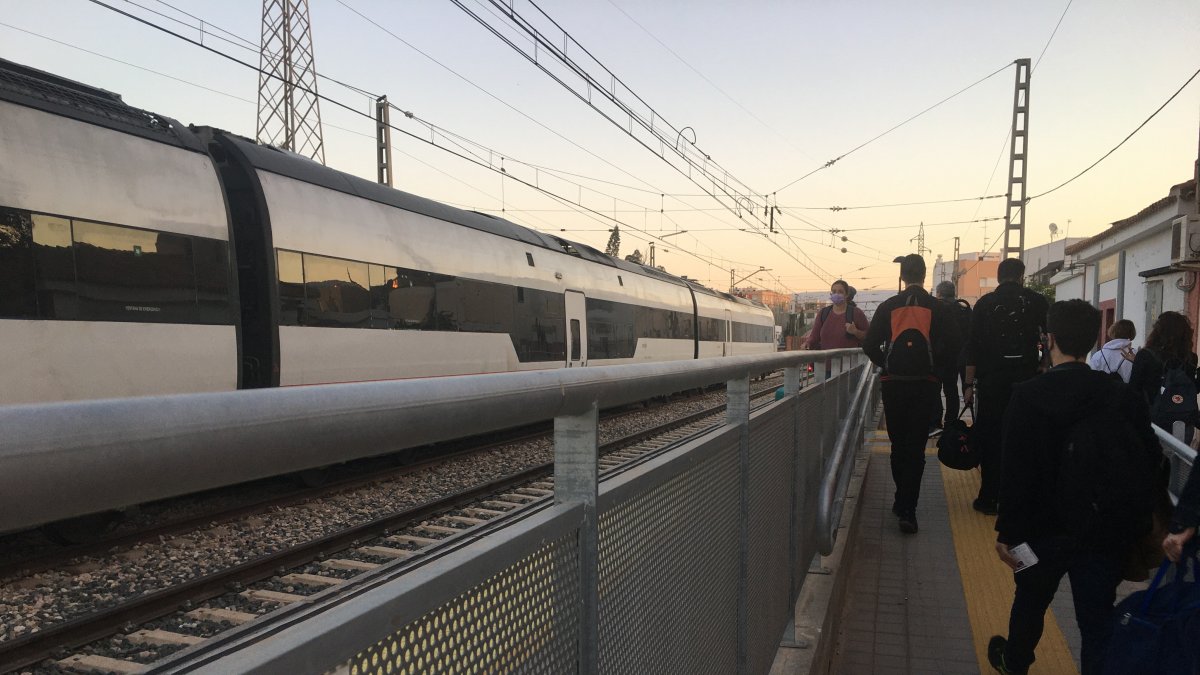 Estación de tren de Huércal de Almería-Viator.
