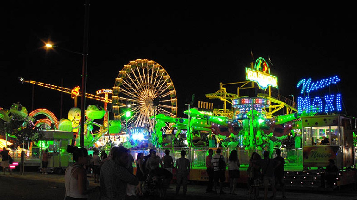 Atracciones de la feria.