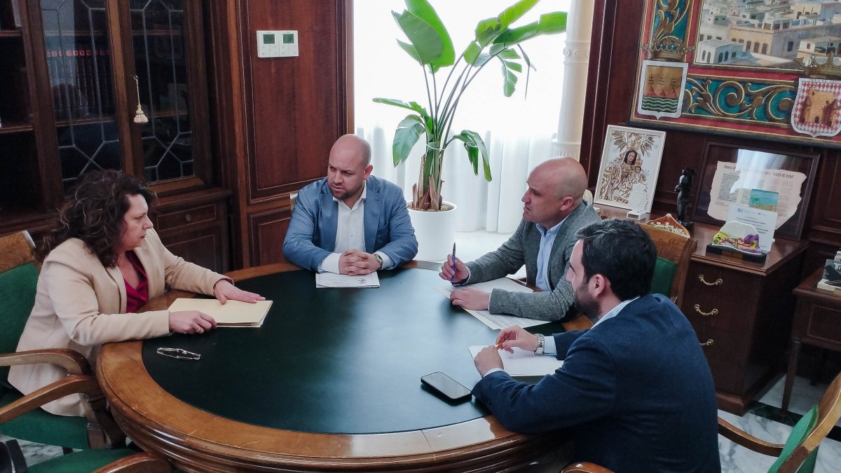 Reunión de trabajo en Diputación