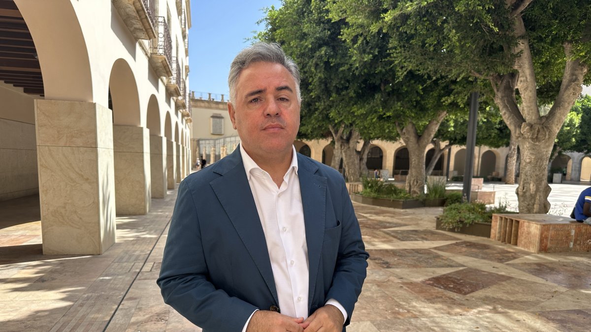 El concejal del PSOE de Almería Antonio Ruano.