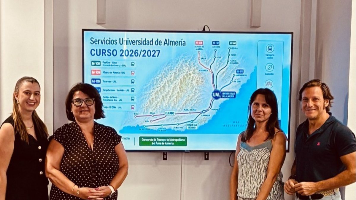 Presentación de los servicios de transporte con la UAL para el curso 2026/2027.