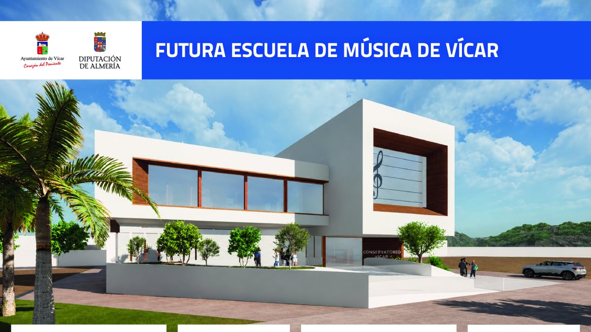 Diseño que presentará la Escuela de Música en Vícar