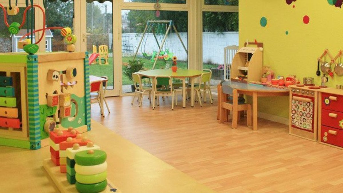Aula de una escuela infantil vacía, en una imagen de archivo.