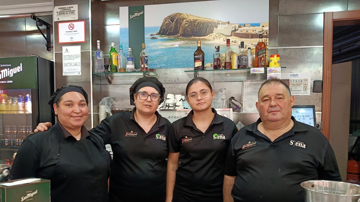 El equipo de profesionales del Siena: Sara, María del Mar, Rut y Francisco.
