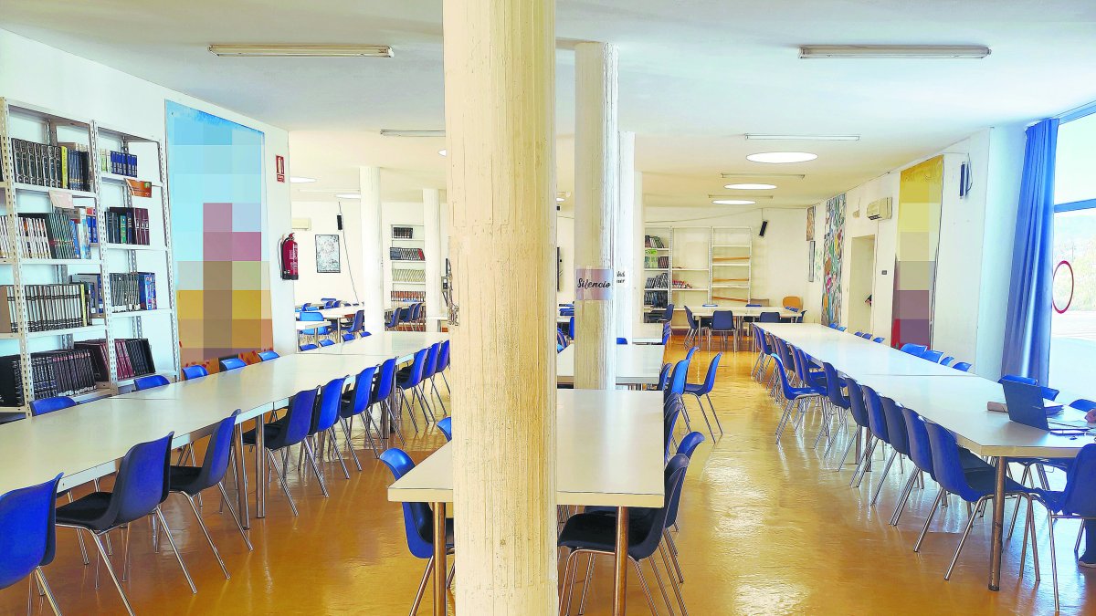 Imagen de archivo de una sala de estudio de un centro educativo.