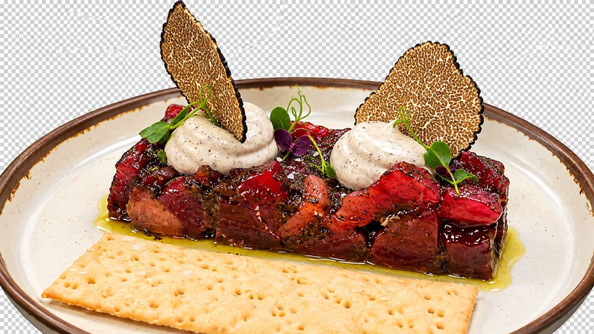 Tartar de atún trufado de Restaurante Pa 'Levante.