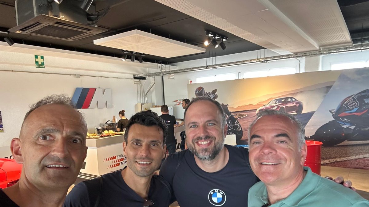 Integrantes del evento M de BMW con la coordinación de Cosme Prenafeta