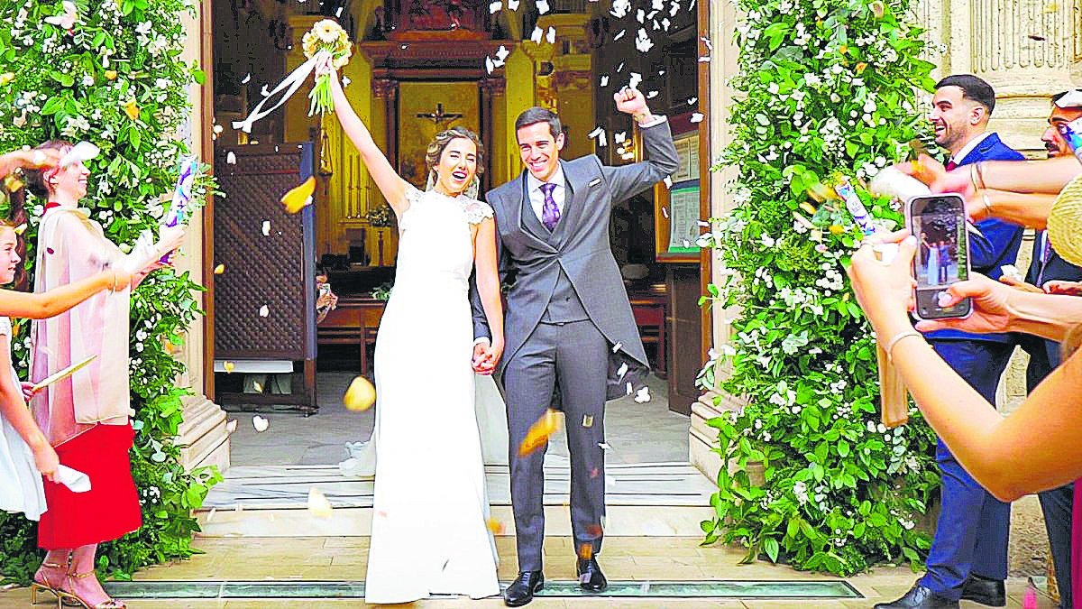 Una boda católica en Almería.