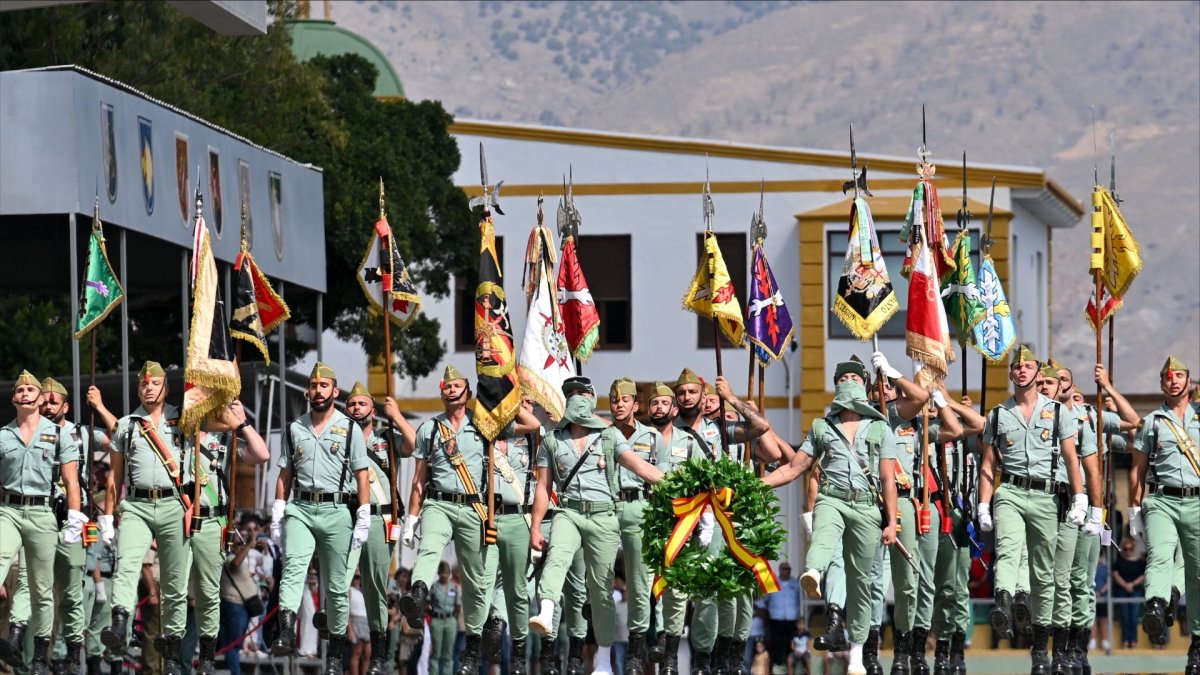 Imagen del aniversario de La Legión