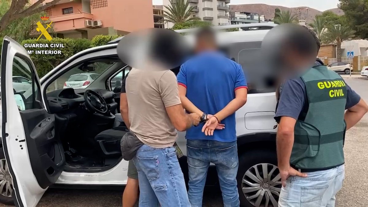 Archivo - Uno de los detenidos por el crimen del médico Rafael Piorno Fermoselle en Aguadulce, en Roquetas de Mar (Almería).