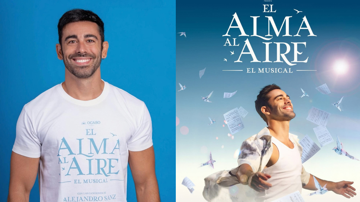 Natán Segado, el almeriense que se estrena este jueves en el nuevo musical inspirado en las canciones de Alejandro Sanz