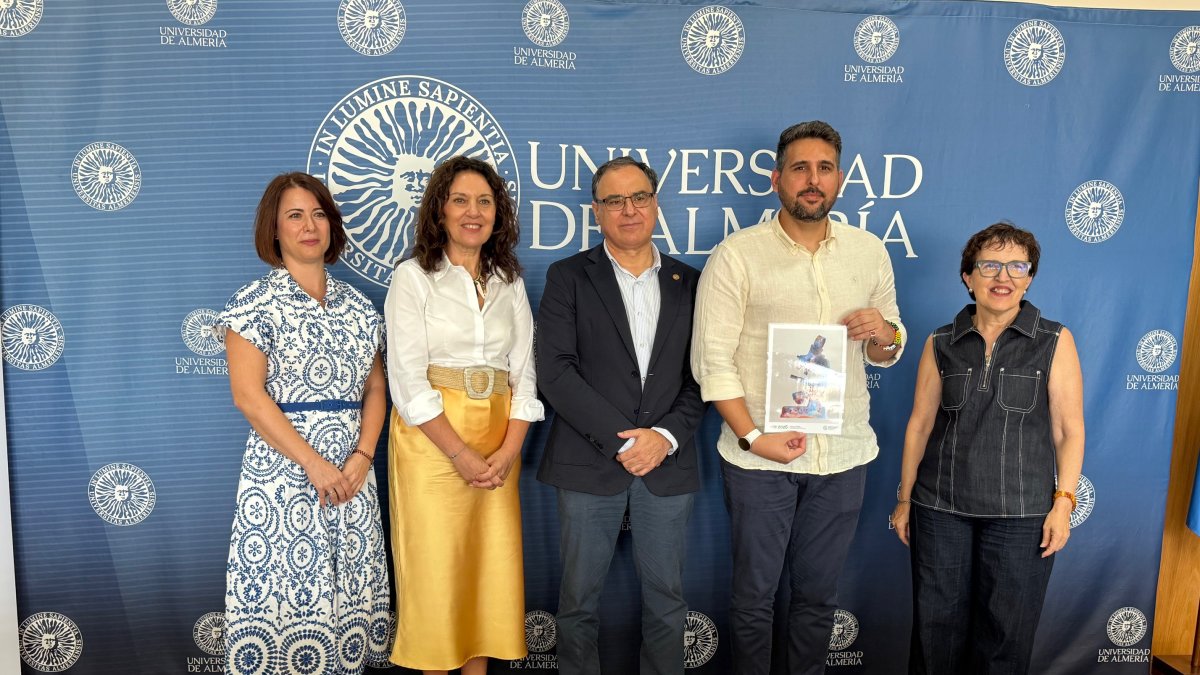 Juana López, Magdalena Cantero, José Céspedes, Nelson García y Gracia Martín.