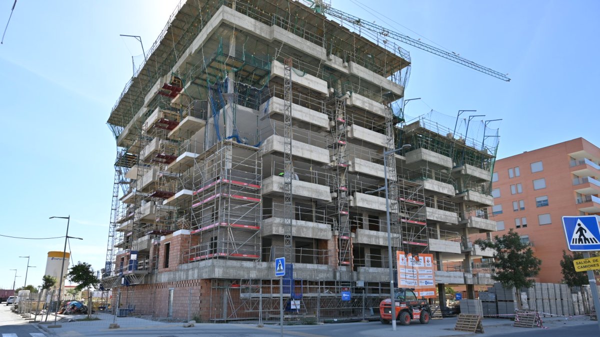 Así van las obras de las 74 VPO en la Vega de Acá.