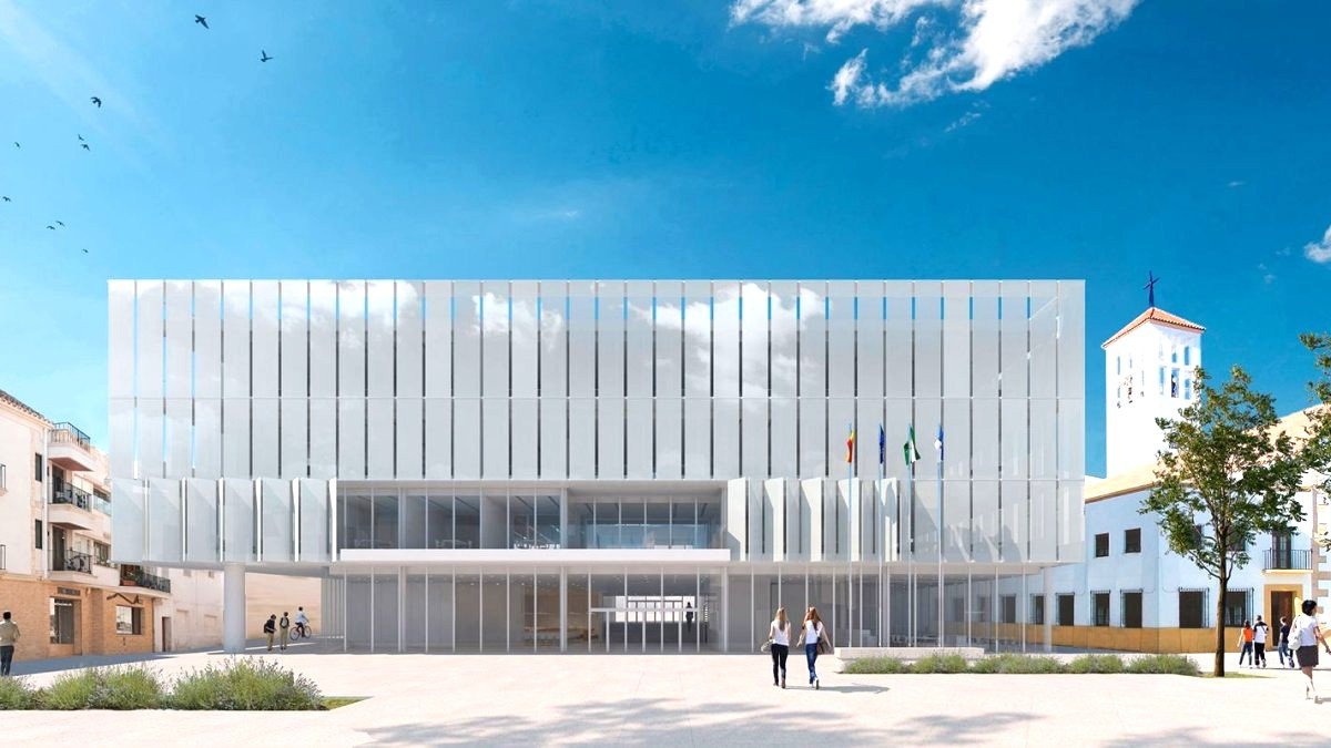 Así será el nuevo ayuntamiento de Roquetas de Mar.