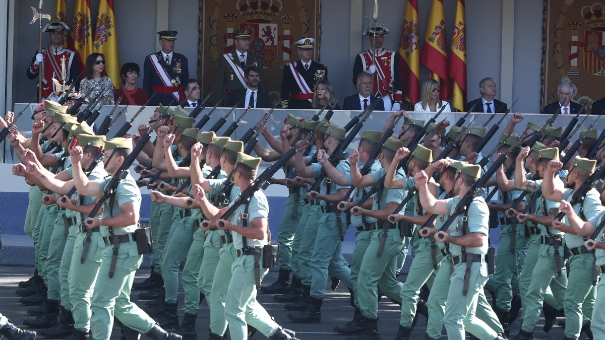 Desfile del Día de las Fuerzas Armadas.