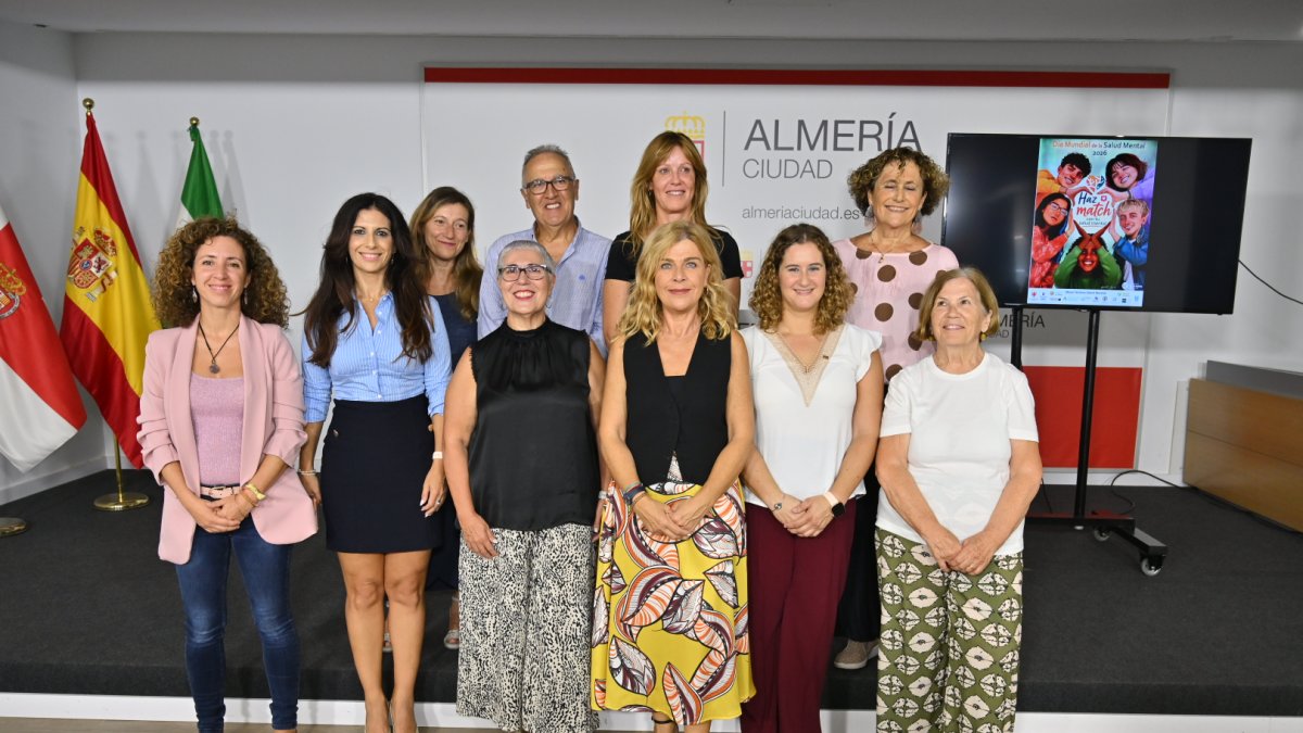 Paola Laynez, concejal de Igualdad presenta el programa de actividades del Día Mundial de la Salud Mental junto a la Mesa Técnica de Salud Mental