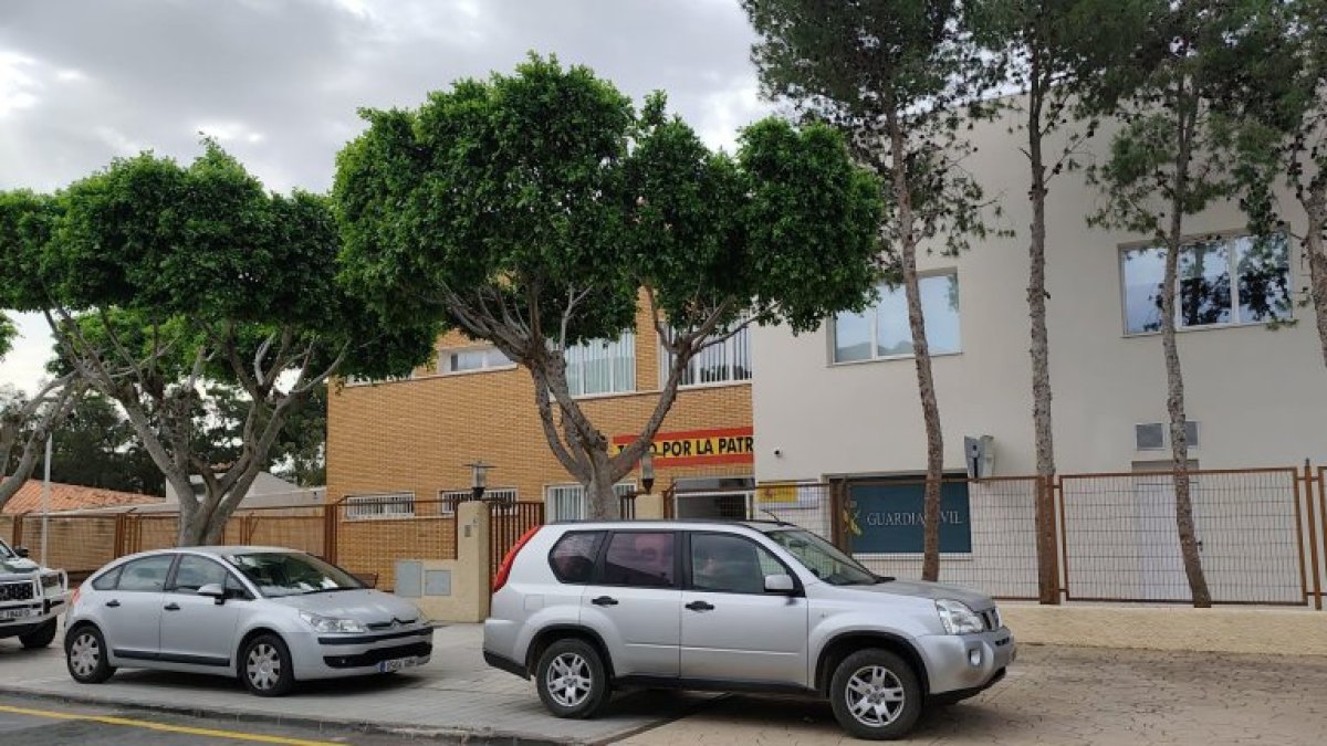 Imagen de archivo del cuartel de la Guardia Civil de Níjar.
