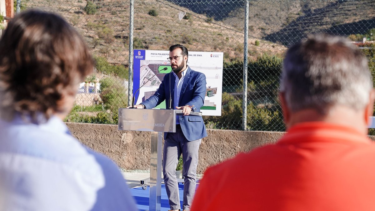 El alcalde de Enix, Álvaro Izquierdo