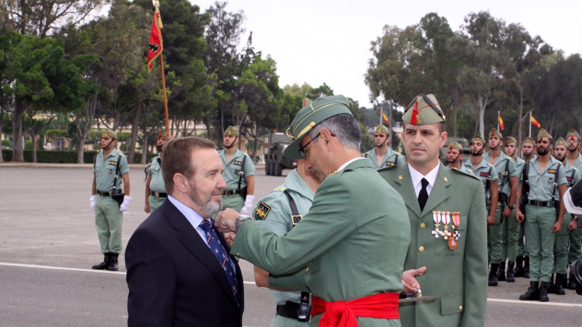 José Pérez Vivas, legionario de honor.