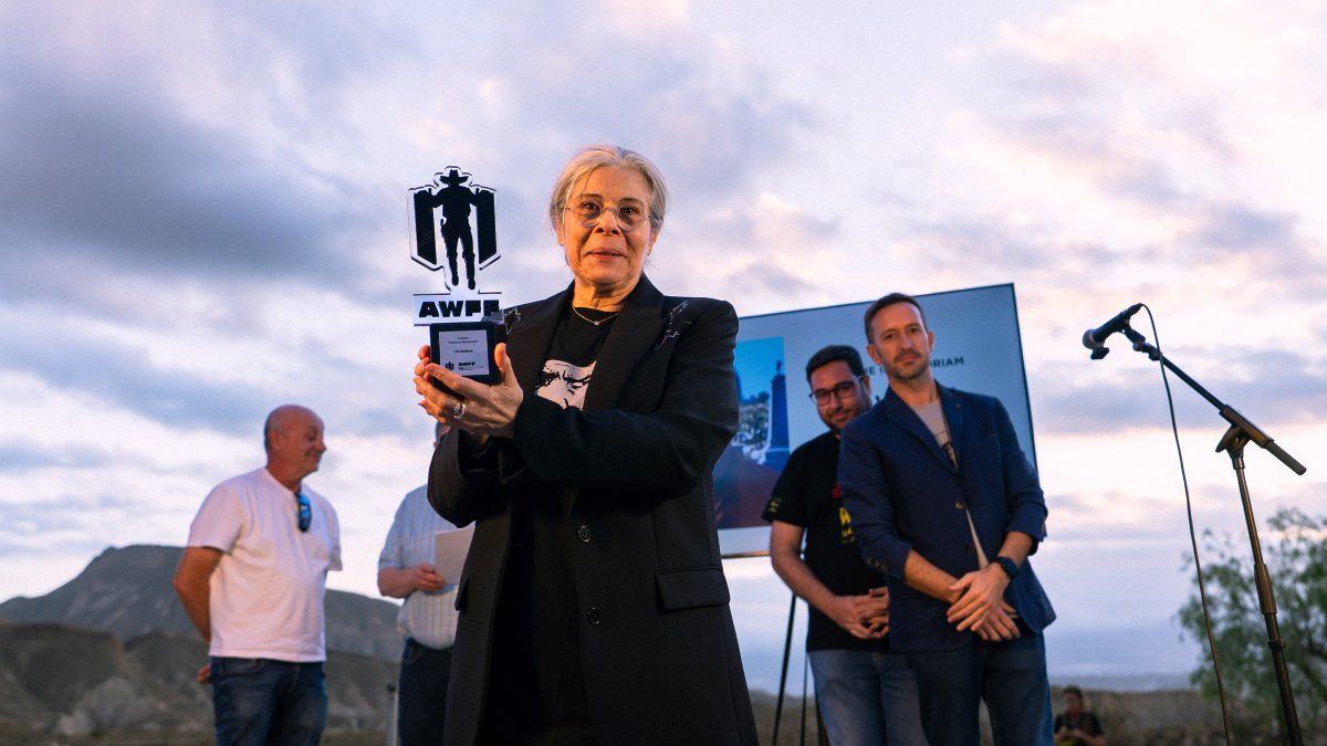 La hija de Eli Wallach recoge su premio en Tabernas