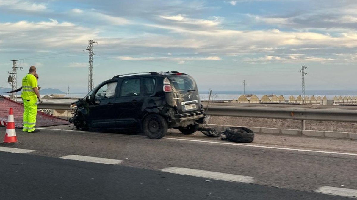 Imagen del accidente.