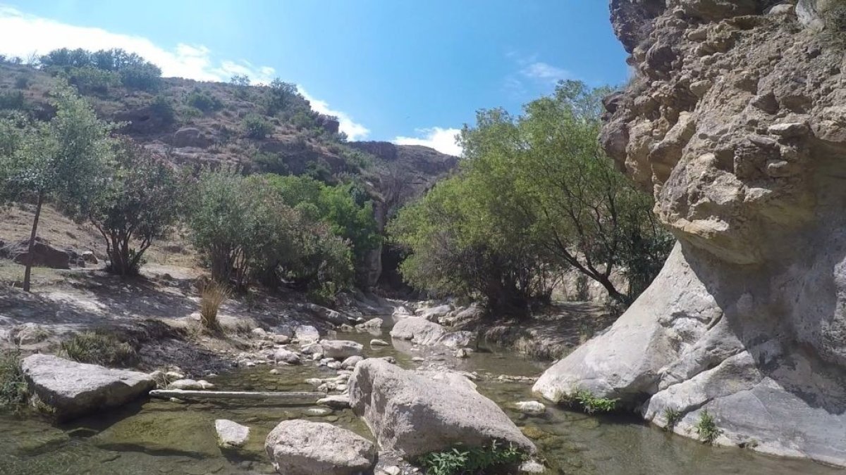 Archivo - El monumento natural de Las Canales de Padules, en Almería.