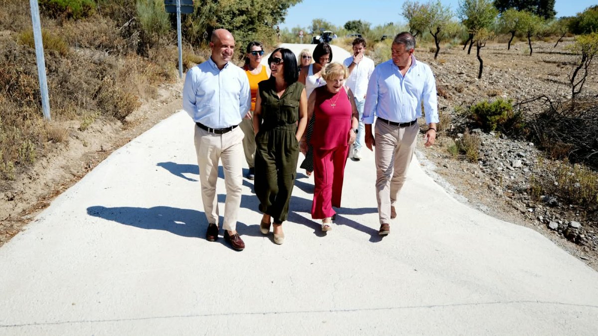 Visita a uno de los caminos en los que se va a actuar