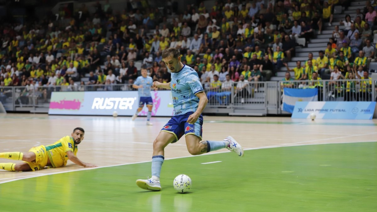 Un instante del Jaén-El Ejido Futsal.