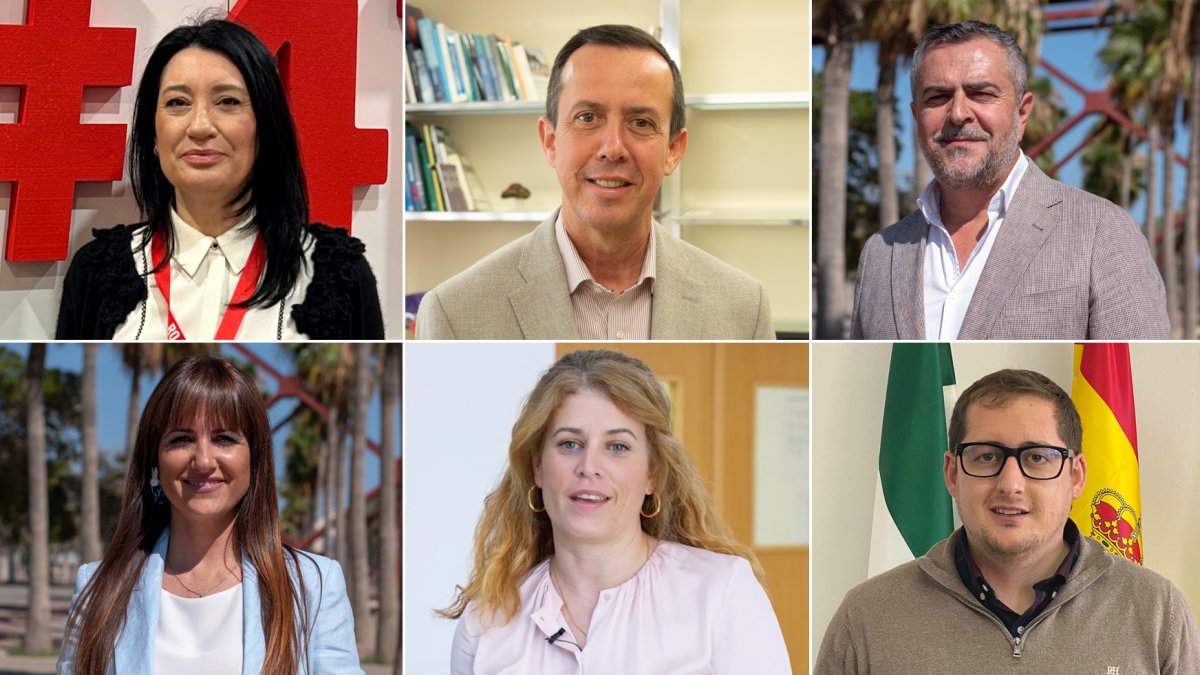 Los ocupantes de los primeros puestos en las listas al Congreso y Senado del PSOE de Almería.