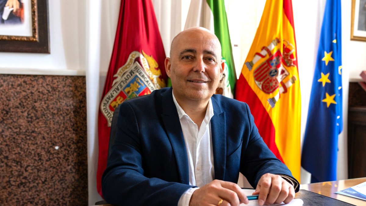 El alcalde de Huércal-Overa, Domingo Fernández.