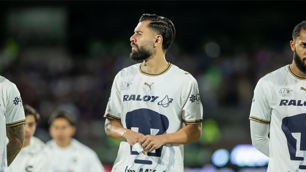 El almeriense Rubén Duarte, un fijo en el Pumas mexicano.