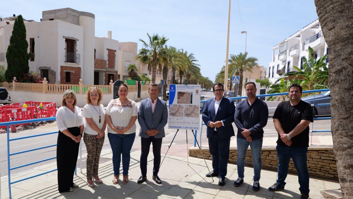 Presentación del proyecto para renovar 16 calles del Casco Histórico de Carboneras (Almería).