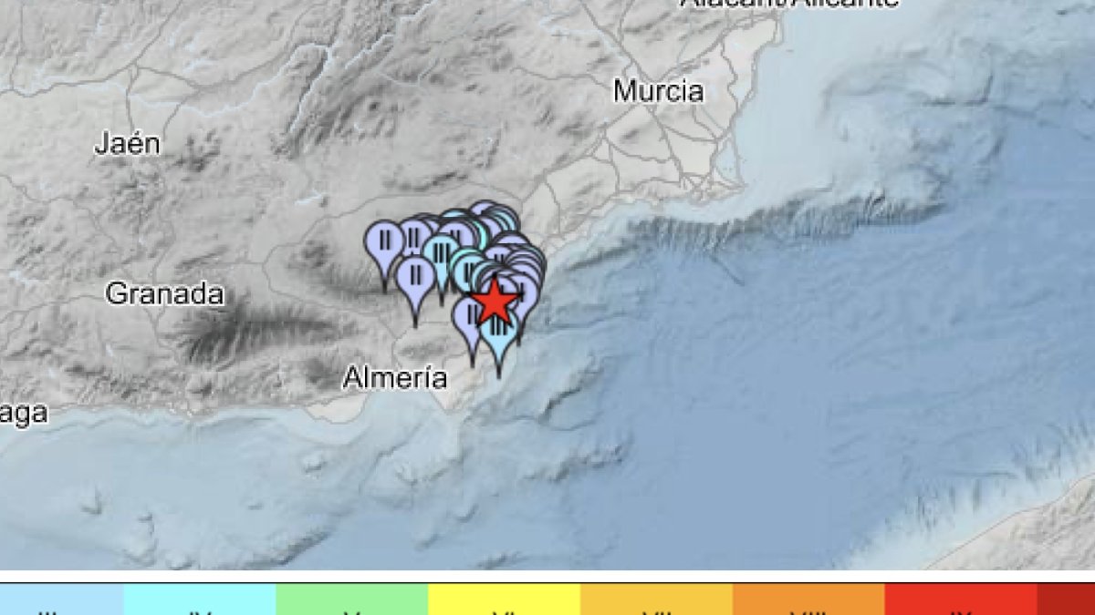 El terremoto de Los Gallardos se dejó notar en todo el Levante.