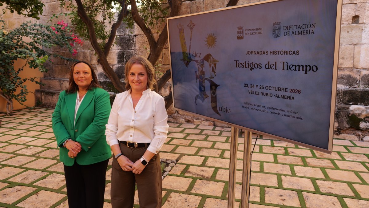 Presentación de las jornadas históricas ‘Vélez Rubio, testigos del tiempo’.
