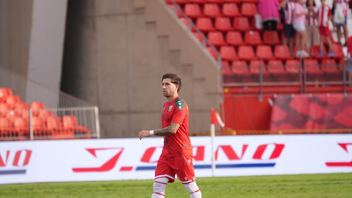 La soledad de Embarba en el partido frente al Leganés.