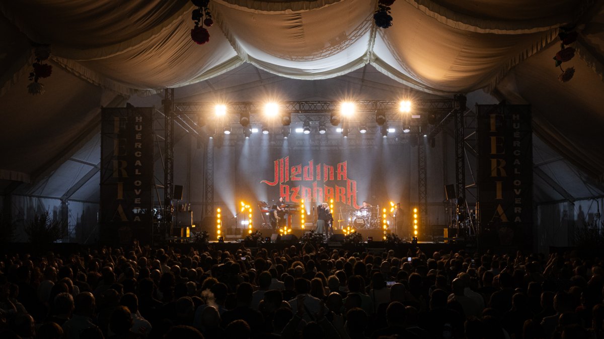 Concierto de Medina Azahara en la Feria de Huércal-Overa.