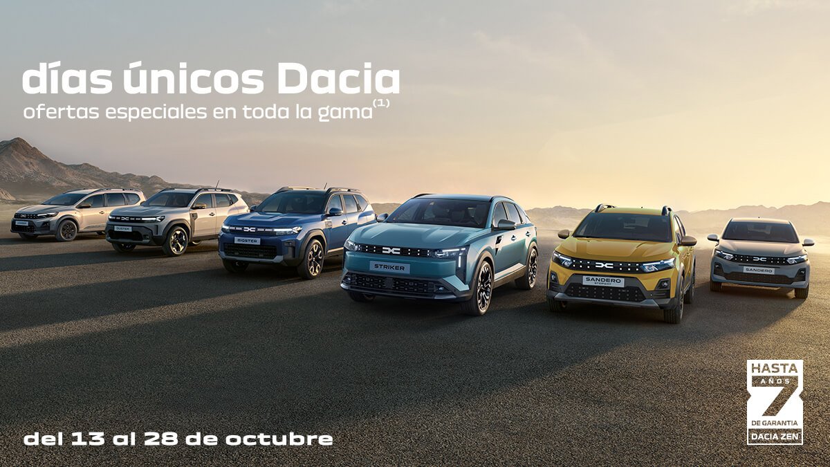 Gama Dacia disponible en Syrsa de Huércal de Almería