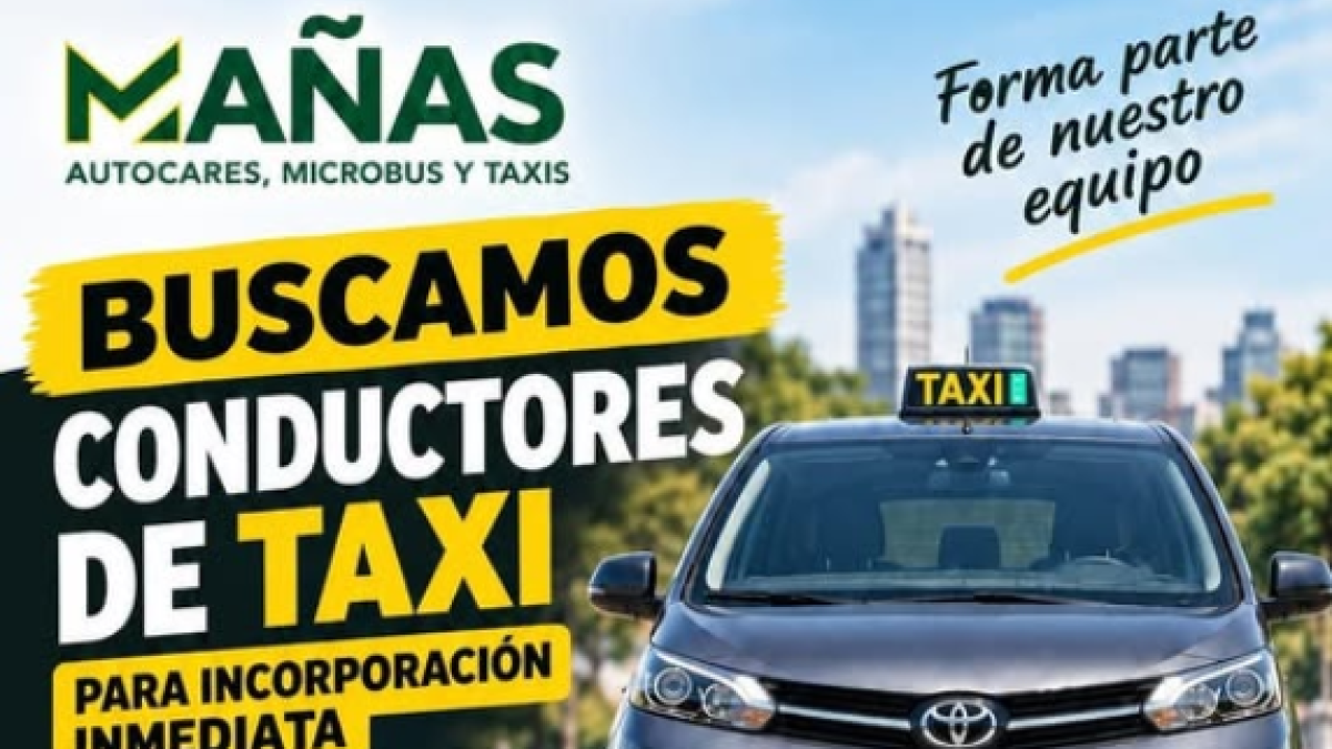 Cartel de la oferta de trabajo para cubrir la zona Sorbas-Tabernas
