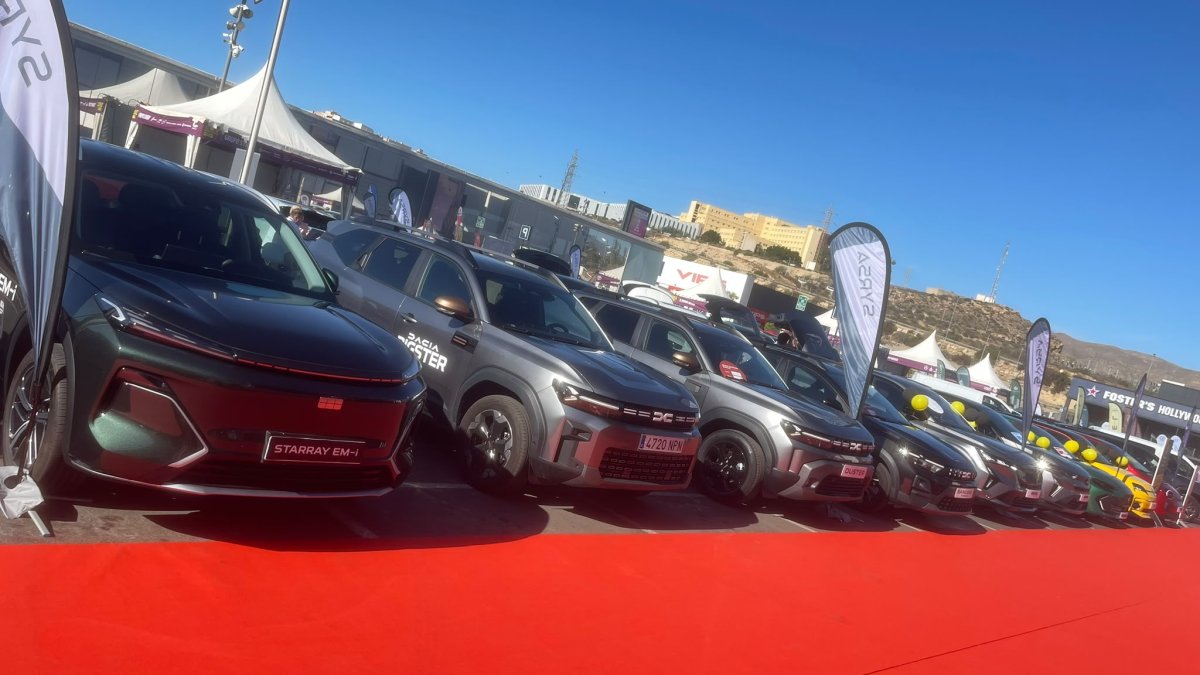 Vehículos seleccionados para el evento del CCT