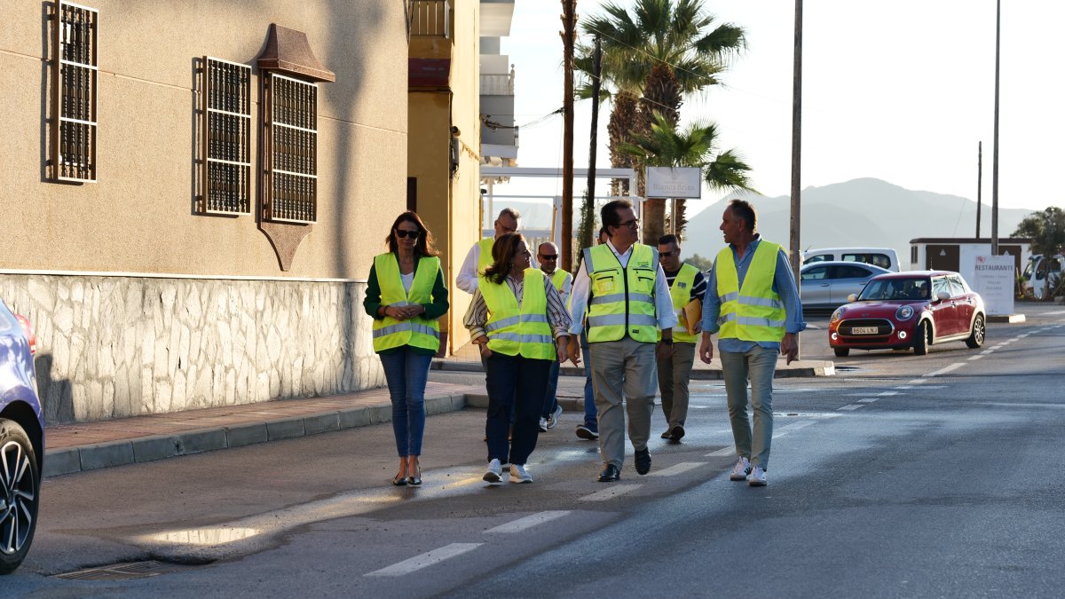 Visita a la zona en la que se realizará la actuación en Cabo de Gata.