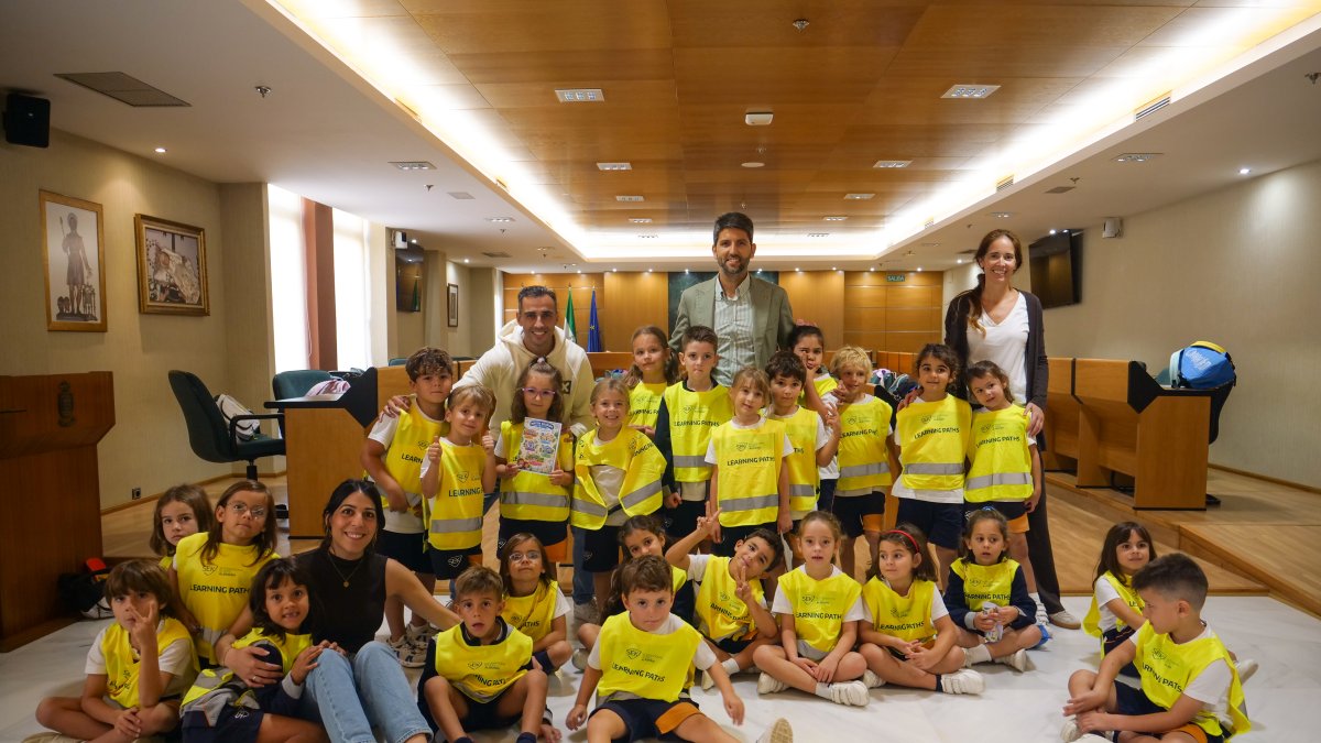 Visita de los alumnos del Sek.