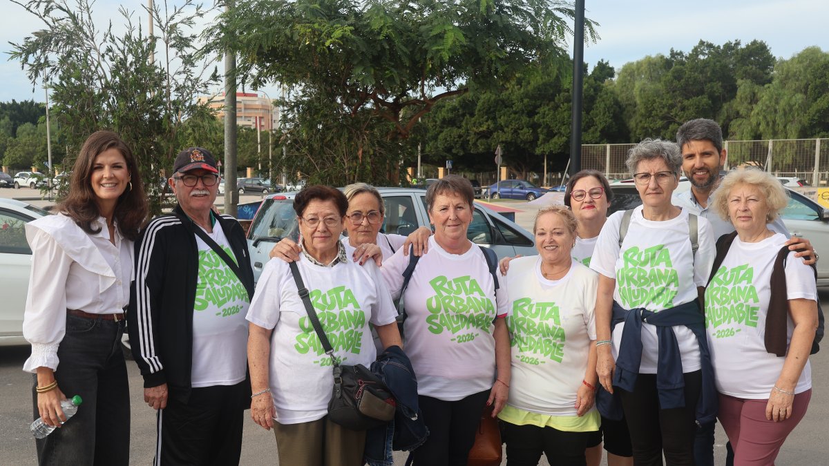 Una pequeña parte de los participantes de la actividad.