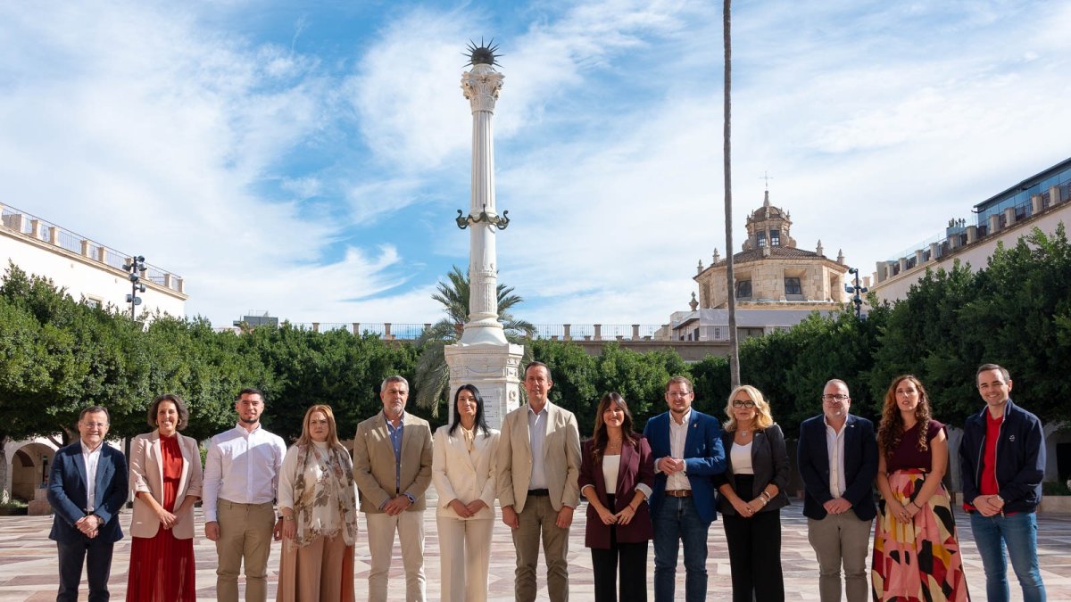 Candidatos del PSOE de Almería.