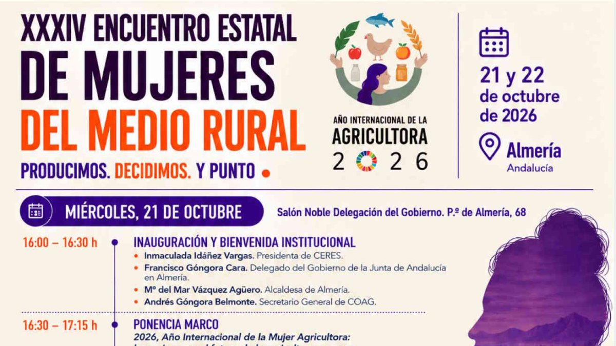 El evento, organizado por la Confederación de Mujeres del Mundo Rural (CERES), reunió a expertas europeas, responsables institucionales y profesionales del campo.